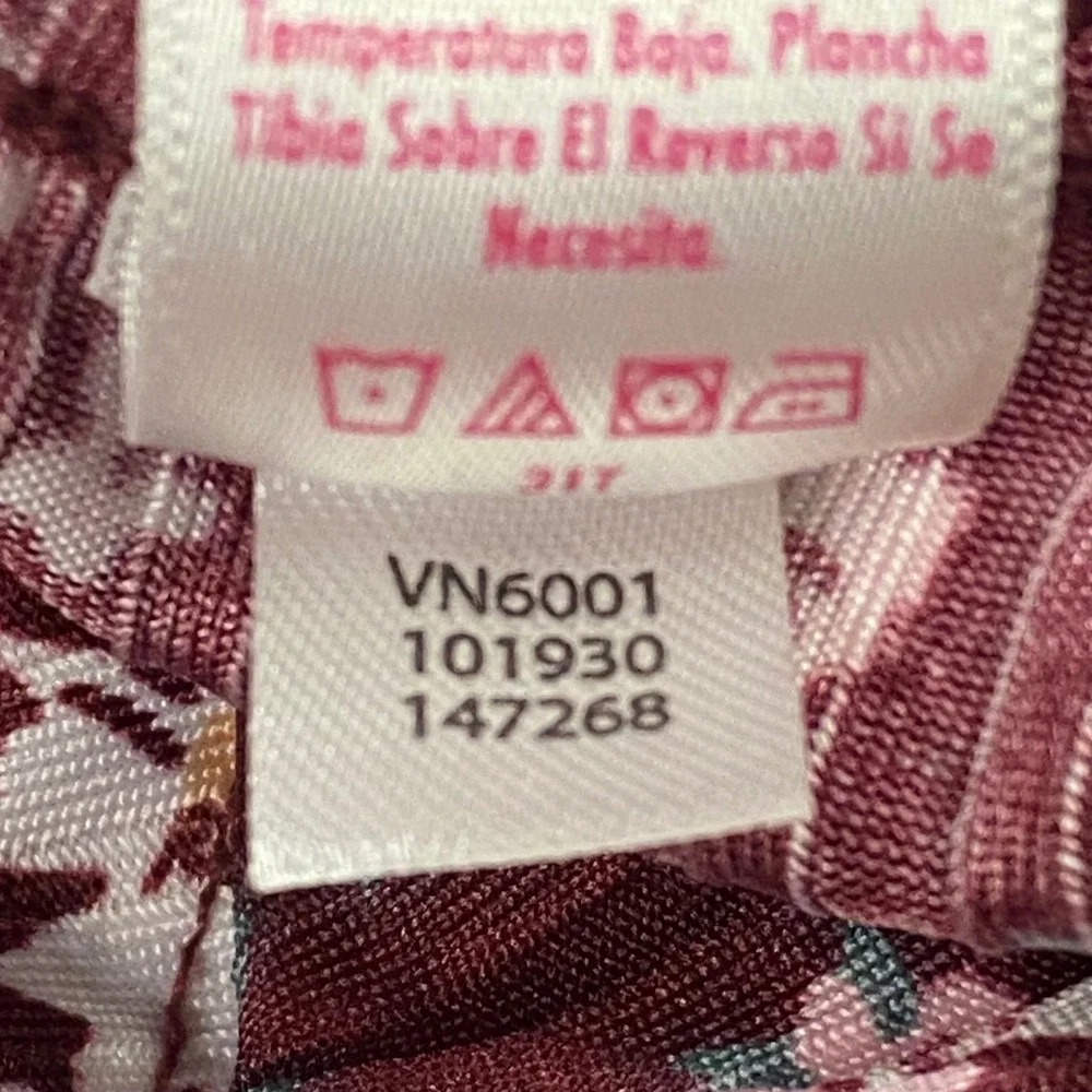 Justice Jumpsuit Kids Size S (7/8) Burgundy Excellent Floral Cold Shoulder Boho‎